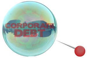 Grahpic: Corporate debt bubble near sharp pin