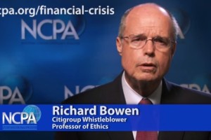 Ethical leadership speaker Richard Bowen is profiled by the NCPA.