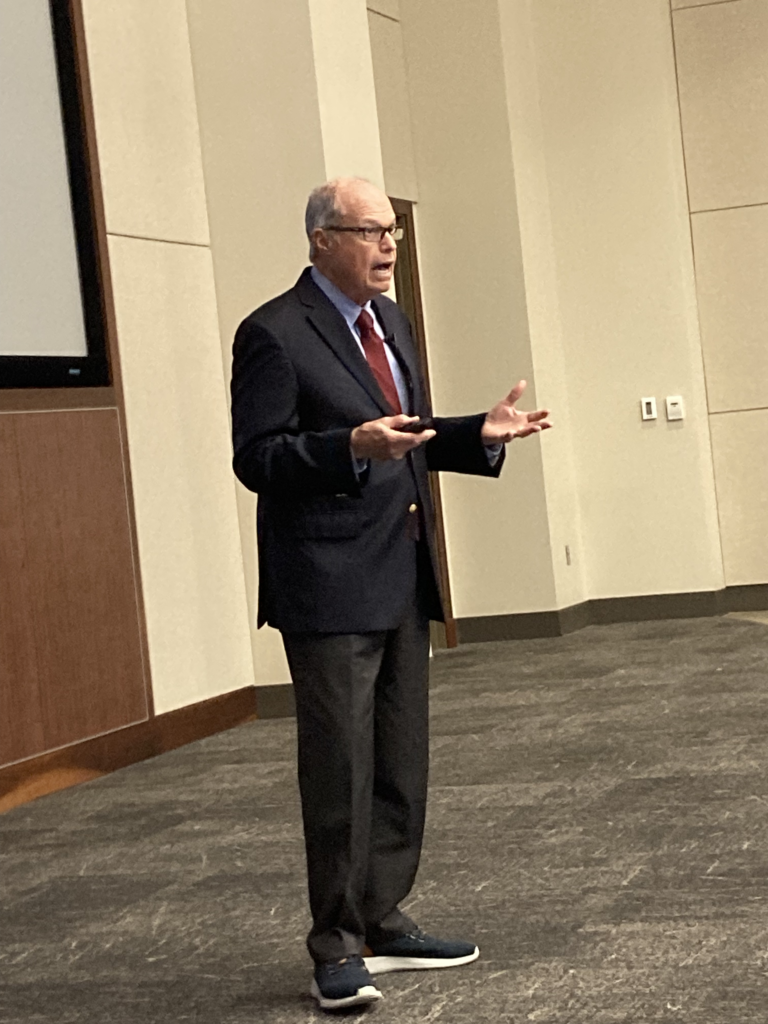 Richard M Bowen presents the 2024 J. Craig Smith Business Ethics Lecture at the University of Alabama